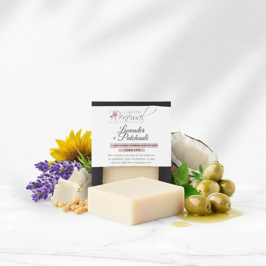 Grounding Patchouli & Lavender Artisan Soap Bar: The Ultimate Stress-Relief Shower