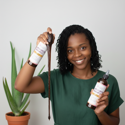 Super Grow Shampoo | Herbal Hair Growth & Scalp Renewal Cleanser