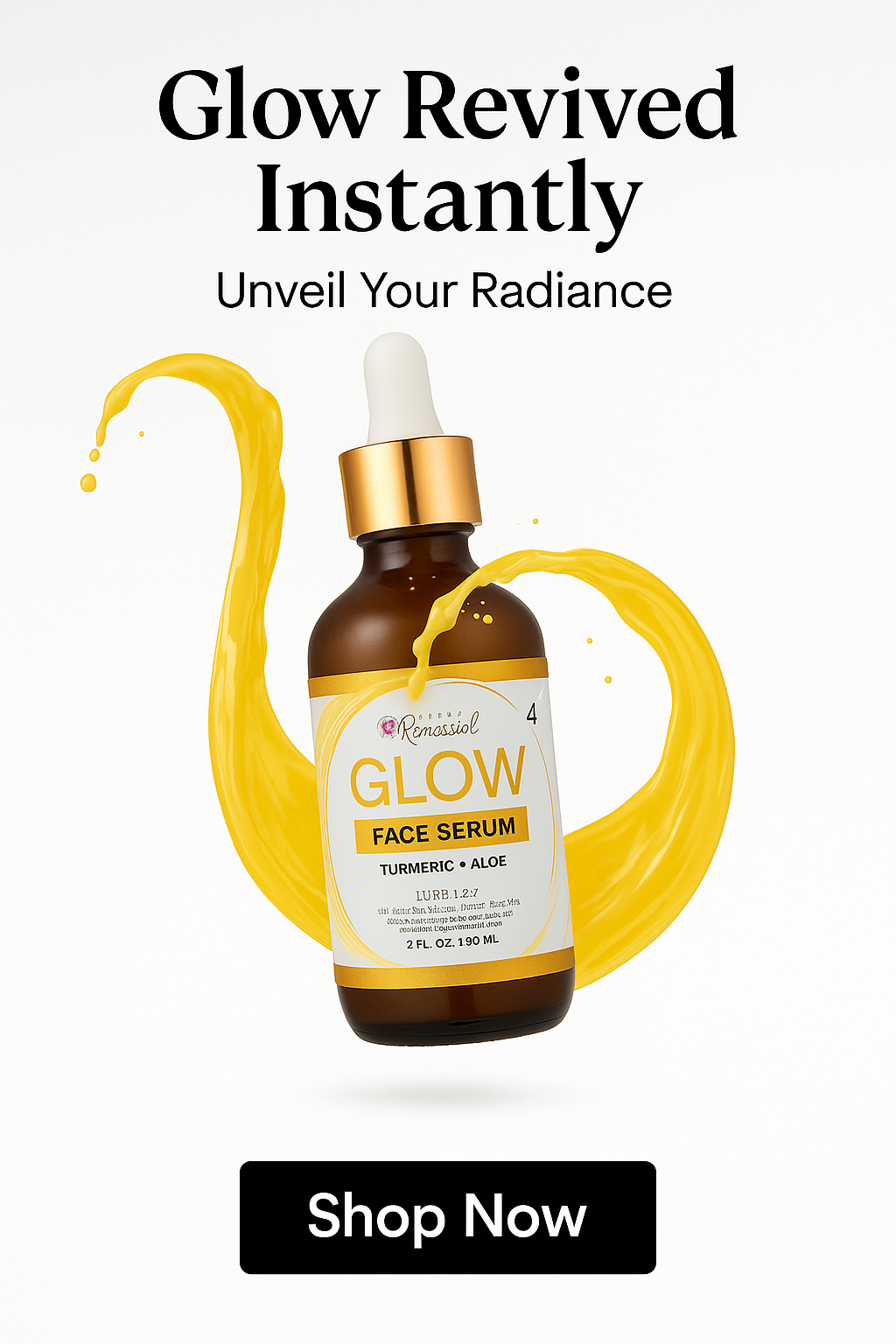 Luxury Turmeric & Vitamin C Face Serum Kit with Jade Roller & Gua Sha — Holistic Skincare for Brightening, Anti-Aging & Detox