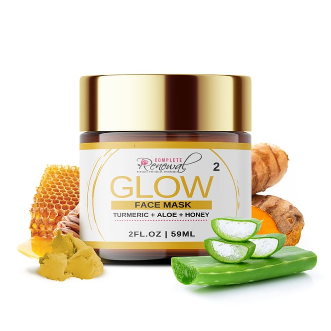 Turmeric & Honey Face Mask | Clear Acne, Reduce Redness & Get Glowing Skin - Complete Renewal