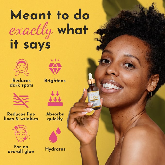 Glow Face Serum: Clarity & Renewal for Visible Dark Spots