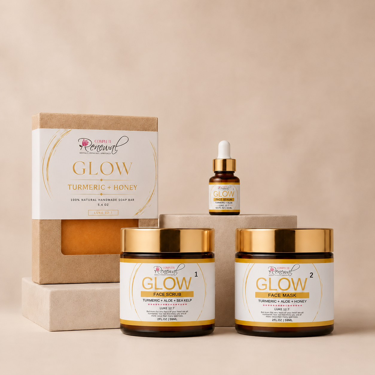 Glow Starter Collection | 4-Step Turmeric Skincare Ritual