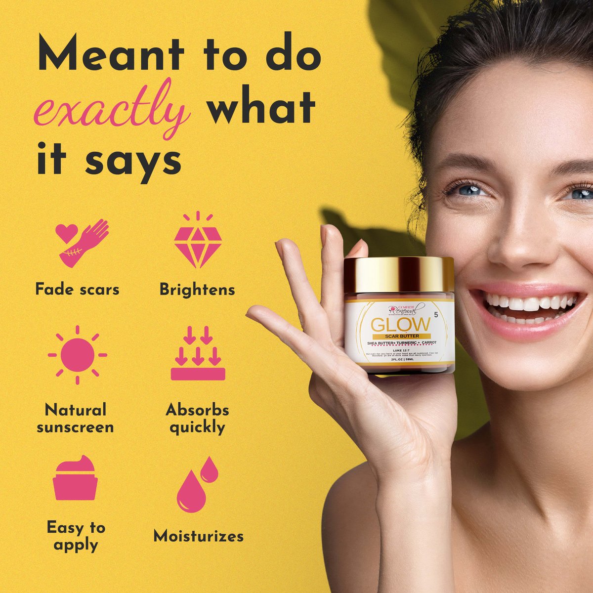 Clinical Grade Scar Fading Butter with Rosehip Oil