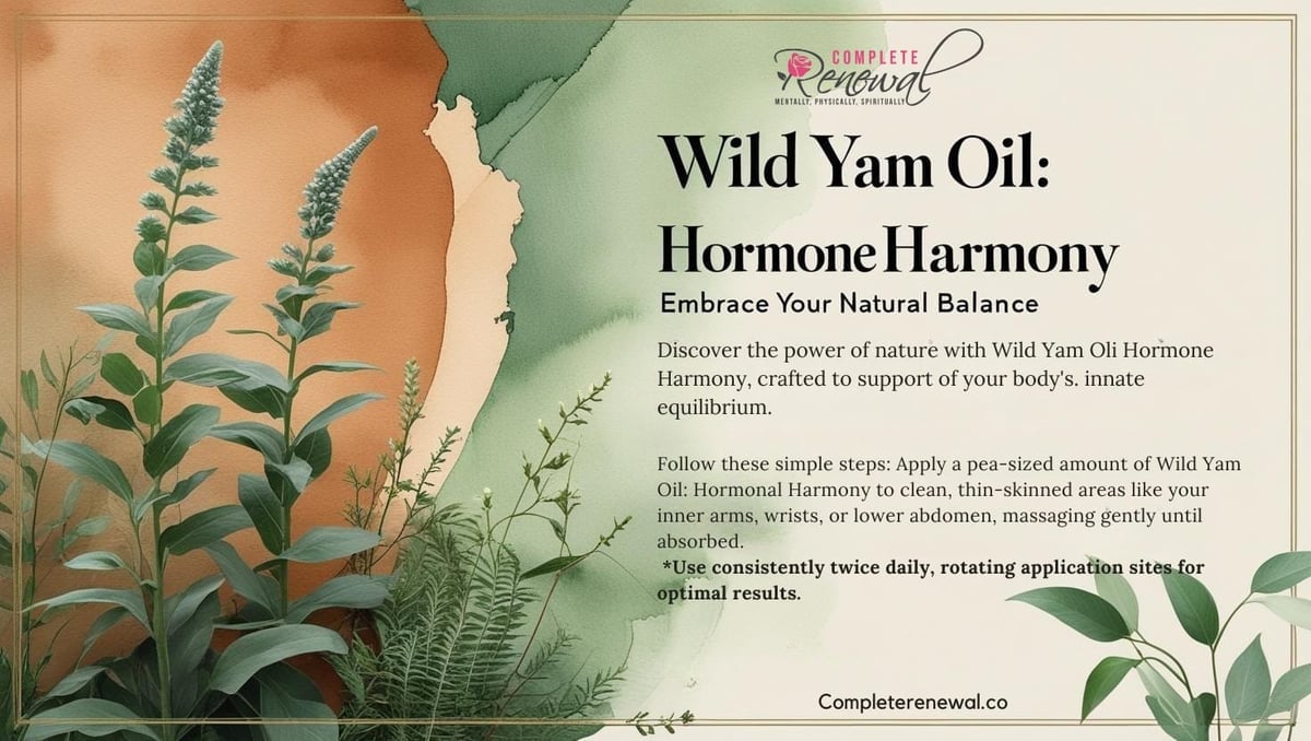 Wild Yam Oil: The 60-Second Ritual for Hormonal Calm