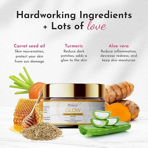 Brightening Turmeric Body Butter for Dark Spots & Hyperpigmentation