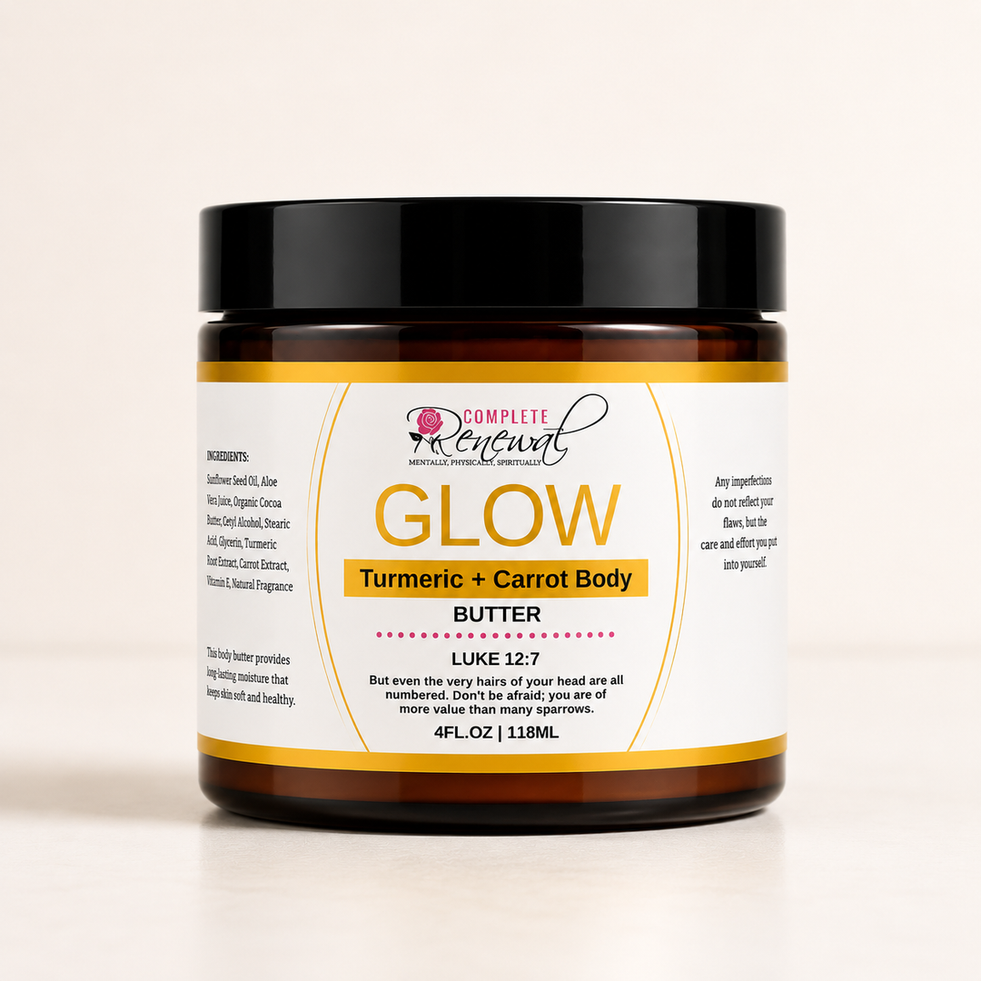 Glow Turmeric + Carrot Body Butter | Brightening Moisturizer for Dry, Uneven-Looking Skin