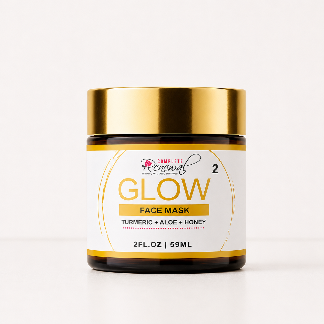 Glow Turmeric + Honey Face Mask | Brightening Mask for Dull & Uneven-Looking Skin