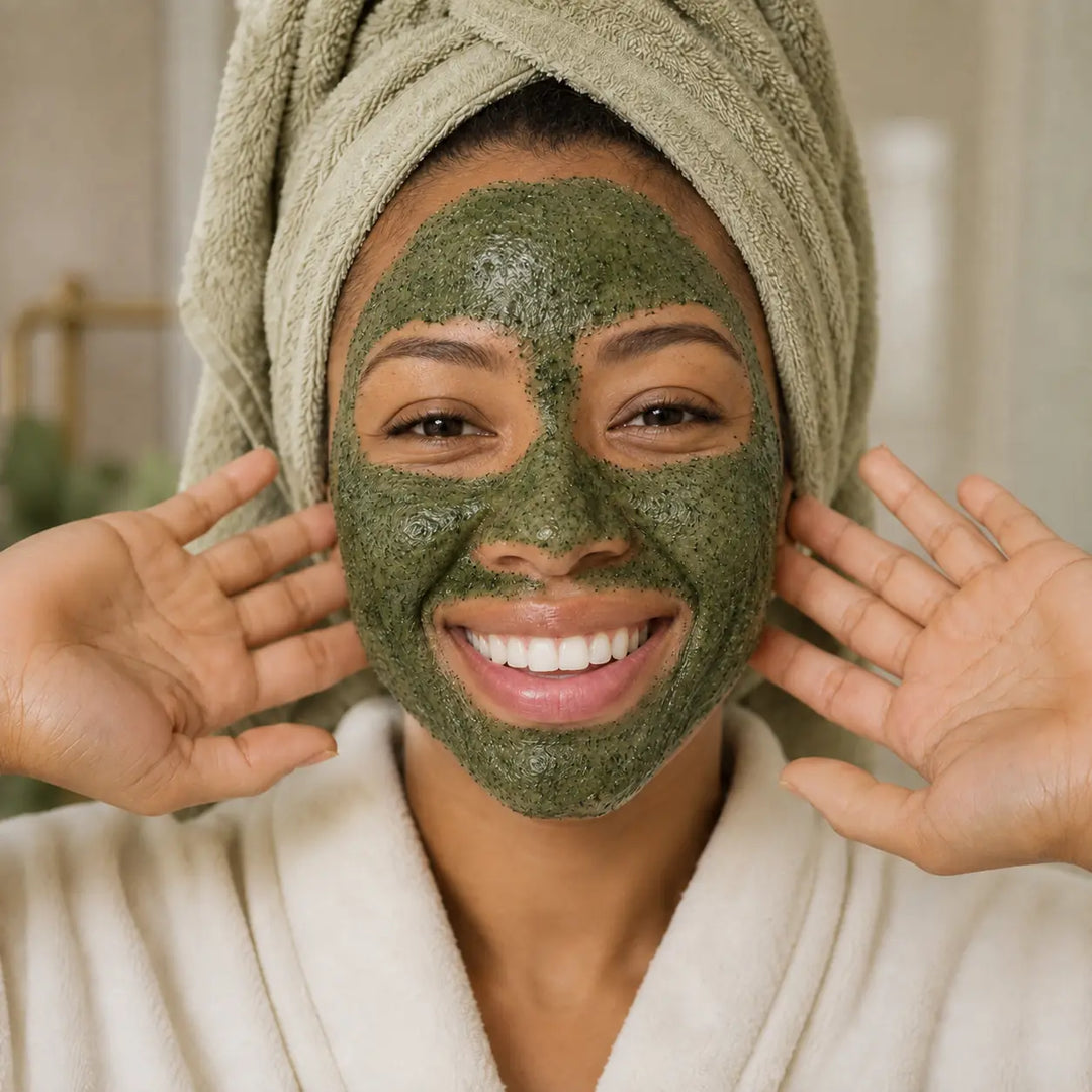 Glow Turmeric + Sea Kelp Face Scrub | Brightening Exfoliator for Dull, Uneven-Looking Skin