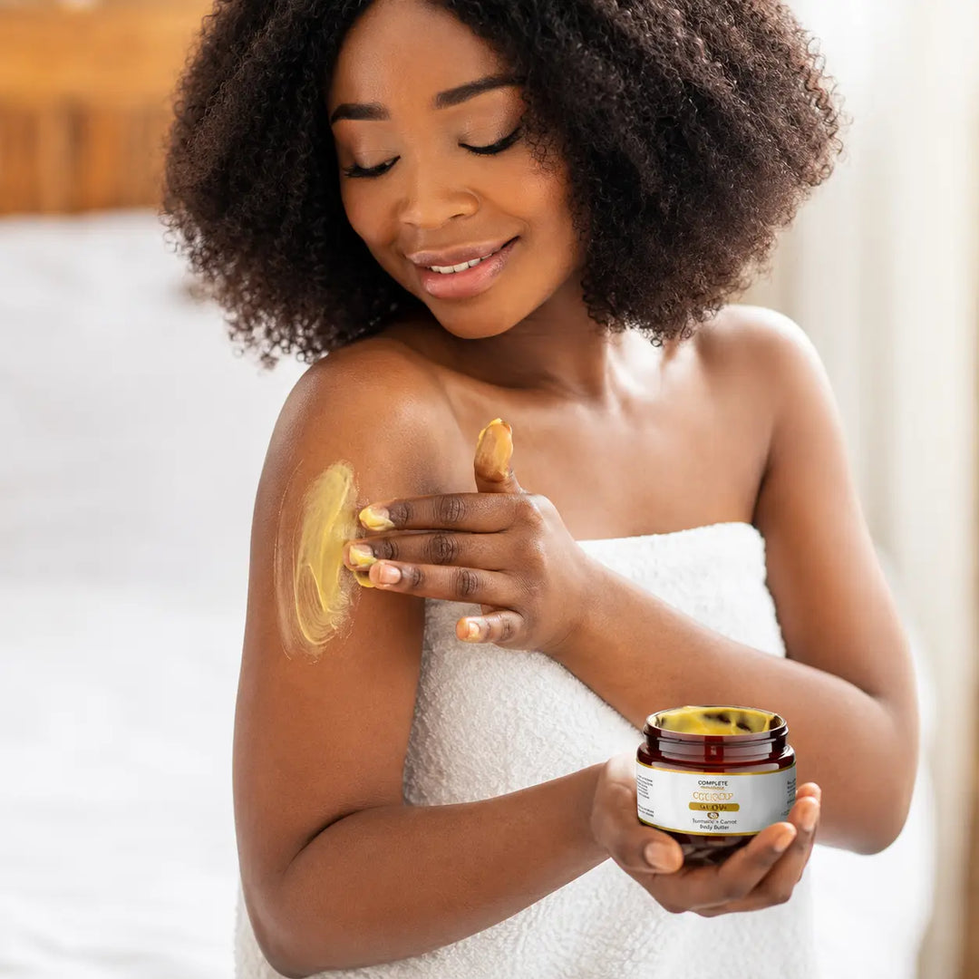 Glow Turmeric + Carrot Body Butter | Brightening Moisturizer for Dry, Uneven-Looking Skin