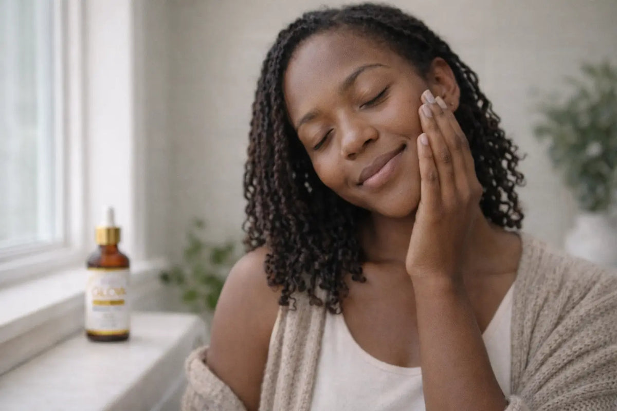 Glow Face Serum with turmeric and aloe for dark spots and uneven skin tone