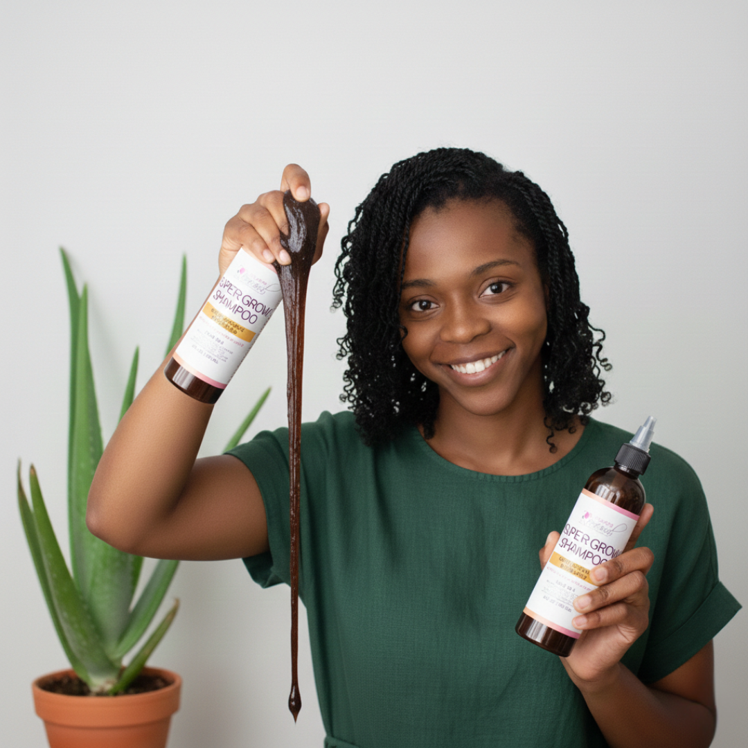 Super Grow Shampoo | Herbal Hair Growth & Scalp Renewal Cleanser
