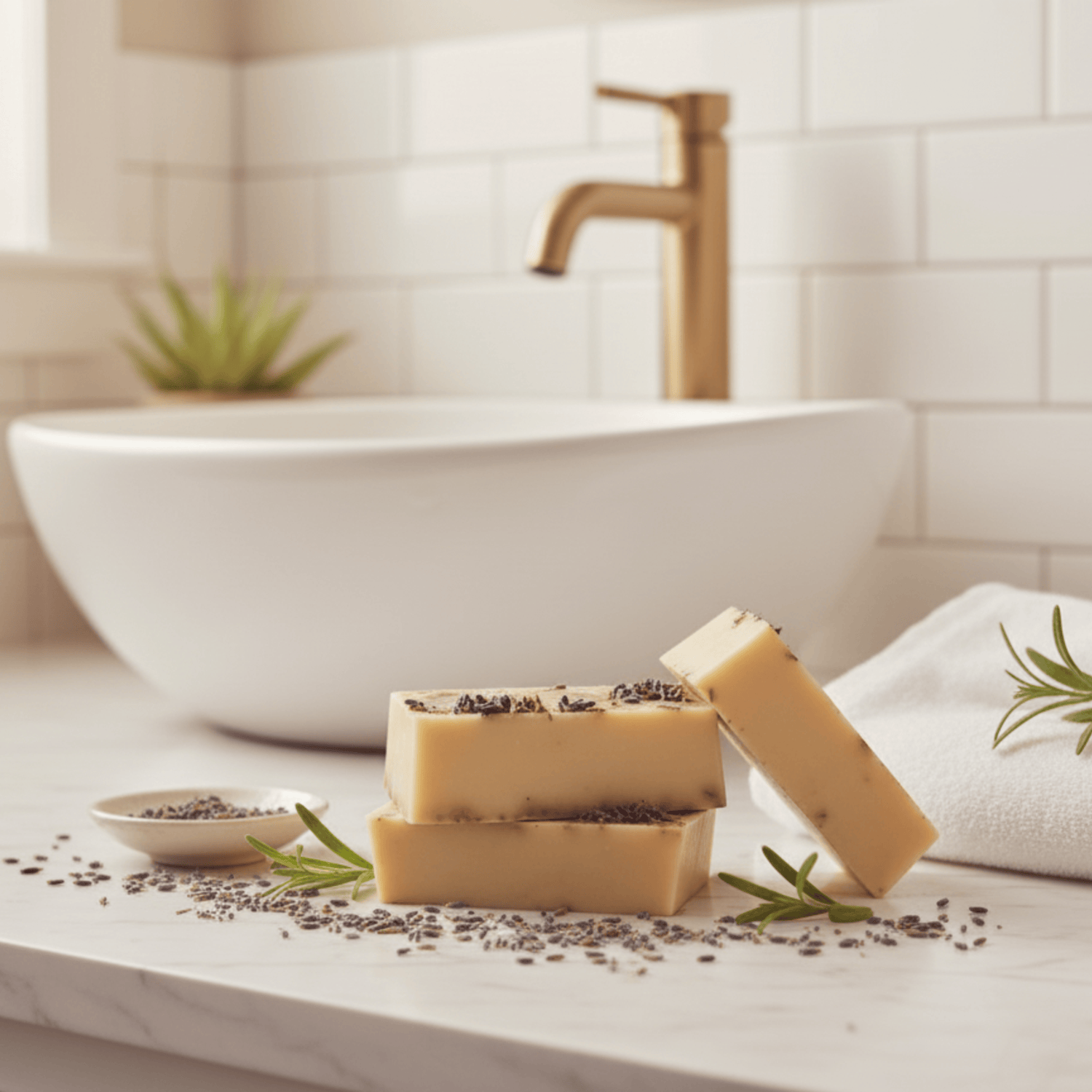Soothing Oatmeal + Chamomile Soap Bar | Gentle Cleanser for Dry, Sensitive Skin