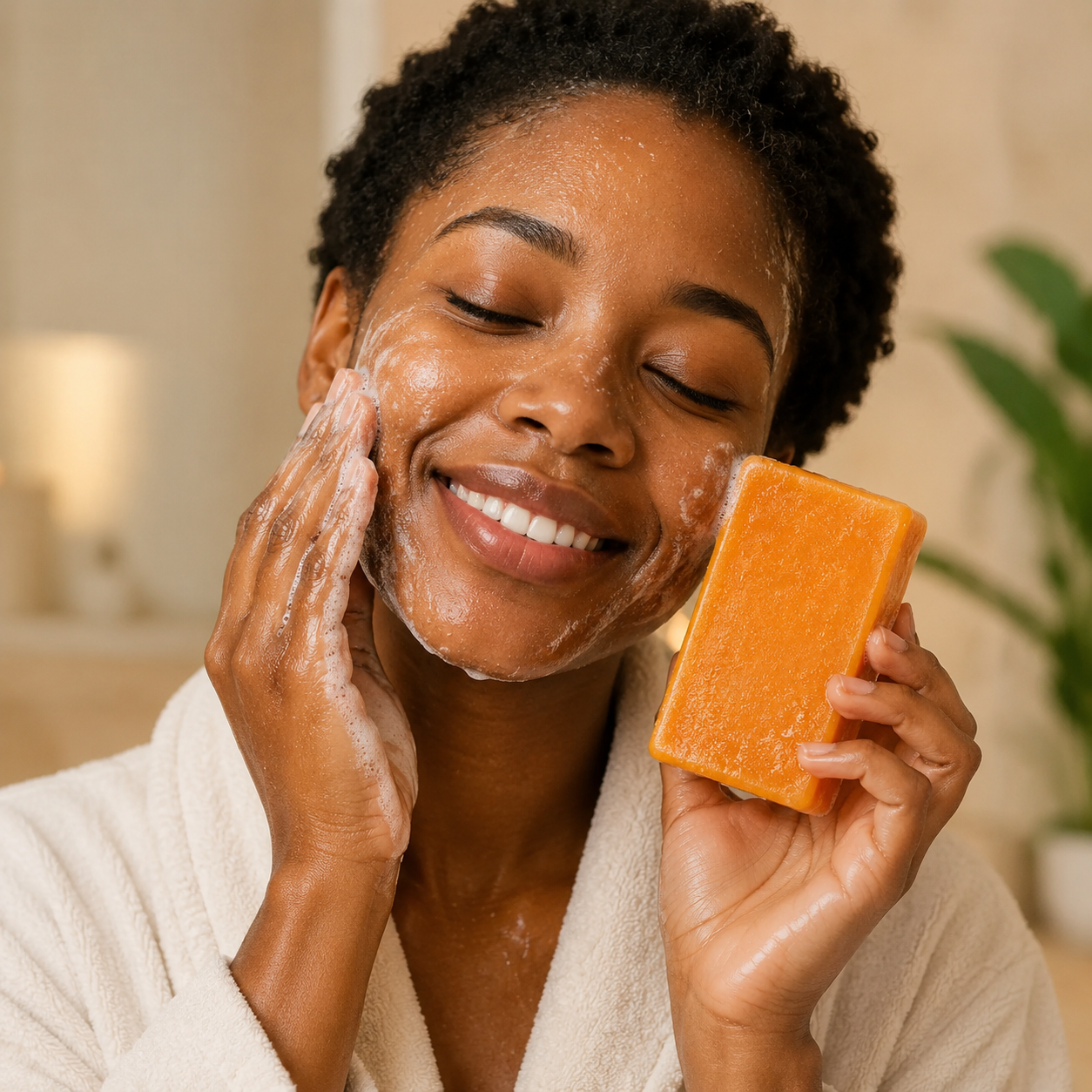 Glow Turmeric + Honey Soap Bar | Brightening Cleanser for Dull & Uneven-Looking Skin